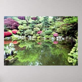 Japanische Oase Poster