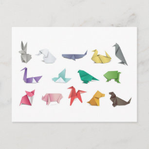 Japanische Origami-Postkarte für Postübergänge Postkarte