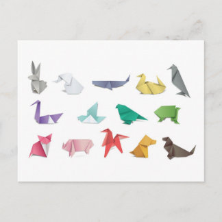 Japanische Origami-Postkarte für Postübergänge Postkarte