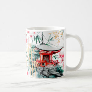 Japanische Pagode Kaffeetasse