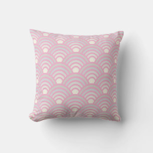 Japanische Pastel Waves Muster Kissen