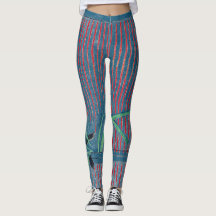 JAPANISCHE PATTERIN DRUCKTE Leggings