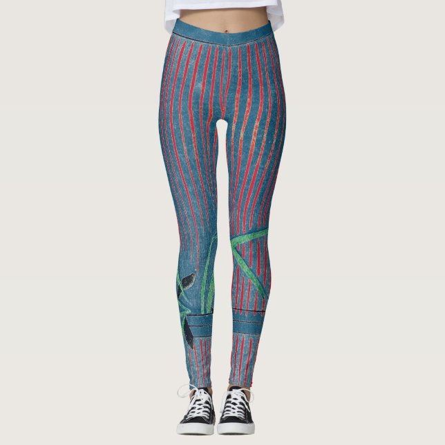 JAPANISCHE PATTERIN DRUCKTE Leggings