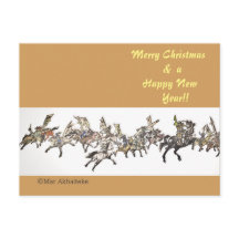 Japanische Pferde Samurai Art Reittier sumi