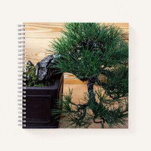 Japanische Pine Bonsai Tree Notizbuch