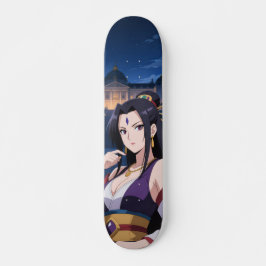 Japanische Prinzessin Animierter Palast Skateboard