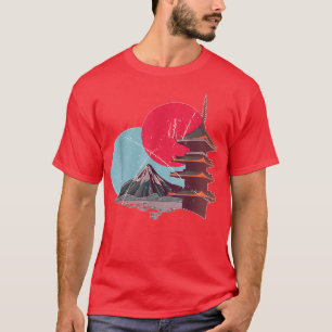 Japanische Retro Japan Art T-Shirt