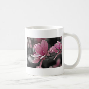 Japanische Rosa-Teller-Magnolie Tasse
