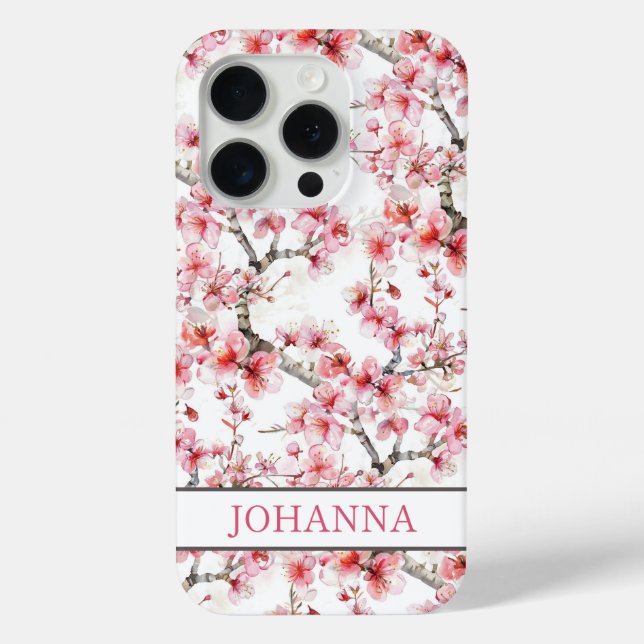 Japanische Sakura-Kirschblüten  Case-Mate iPhone Hülle (Rückseite)
