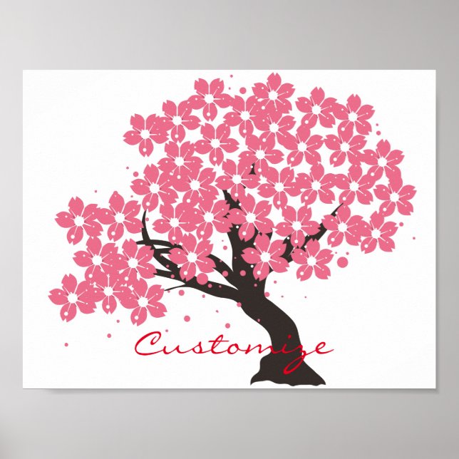 Japanische Sakura Kirschblüten Thunder_Cove Poster (Vorne)