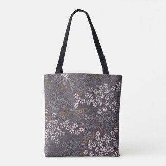 Japanische Sakuragawa-Tasche | Meiji-Ära Kirschblü