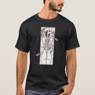 Japanische Samurai Kulturlandschaft Vintag Sakura T-Shirt