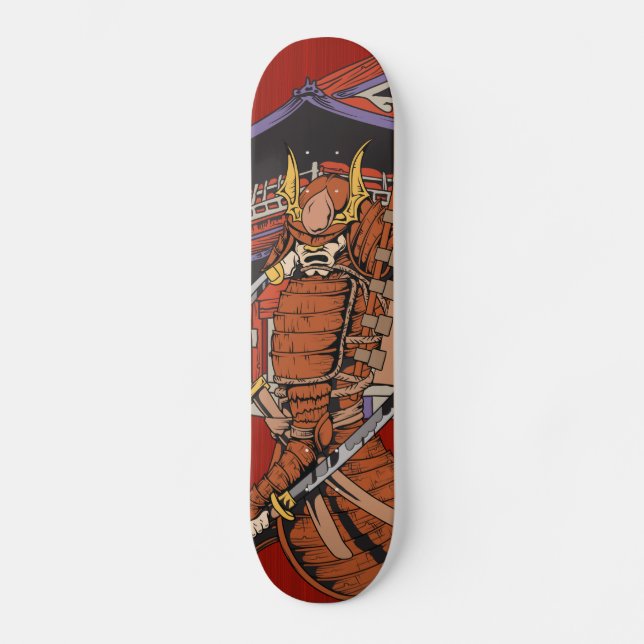 Japanische Samurai-Skateboard-Plattform Skateboard (Vorderseite)