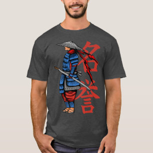 Japanische Samurai Warrior Ehrenzeichen Kanji Symb T-Shirt