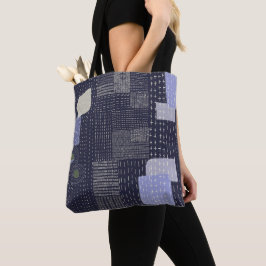 Japanische Sashiko-Stiche ähneln dem Muster