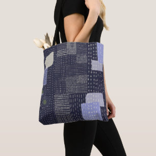 Japanische Sashiko-Stiche ähneln dem Muster