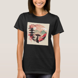 Japanische Schirmblüte T-Shirt