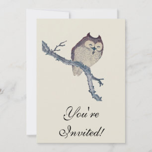 Japanische Schlafsäulennachtskunst Einladung