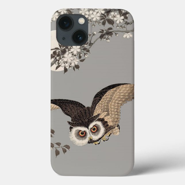 Japanische Schneemondwoodcut Flying Night Case-Mate iPhone Hülle (Rückseite)