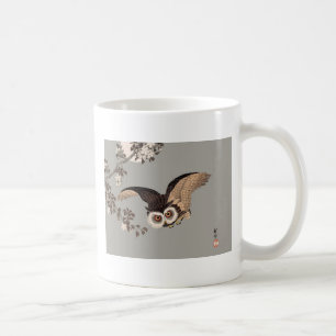 Japanische Schneemondwoodcut Flying Night Tasse