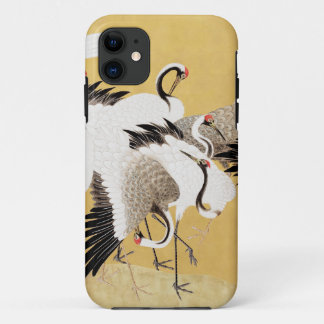Japanische Schwarmkraniche Vintage-Vogel Reich Kla Case-Mate iPhone Hülle