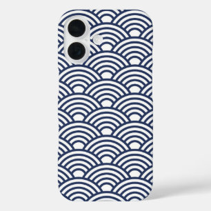 Japanische Seigaiha Waves iPhone 16 Hülle