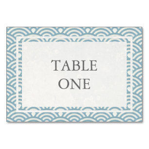 Japanische Seigha Stylisierte Waves Tischnummer