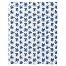 Japanische Shibori Gefärbte Krawatte Fleece Blanke