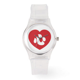 Japanische Shin-Kanji Kokoro Herz 心 Armbanduhr