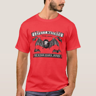 Japanische Sicherheitsmatten Art Bats T-Shirt