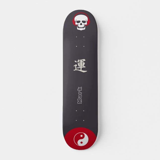 Japanische Skateboardart mit Monogram "Wind" Skateboard (Vorne)