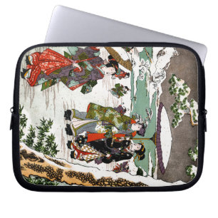 Japanische Snowscape Laptopschutzhülle