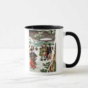Japanische Snowscape Tasse