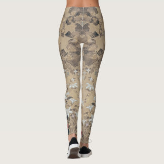 Japanische Sommerblumen Leggings
