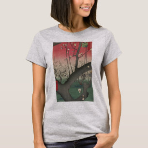 Japanische Sonnenaufgangsblume Pflaumenbäume Anwes T-Shirt