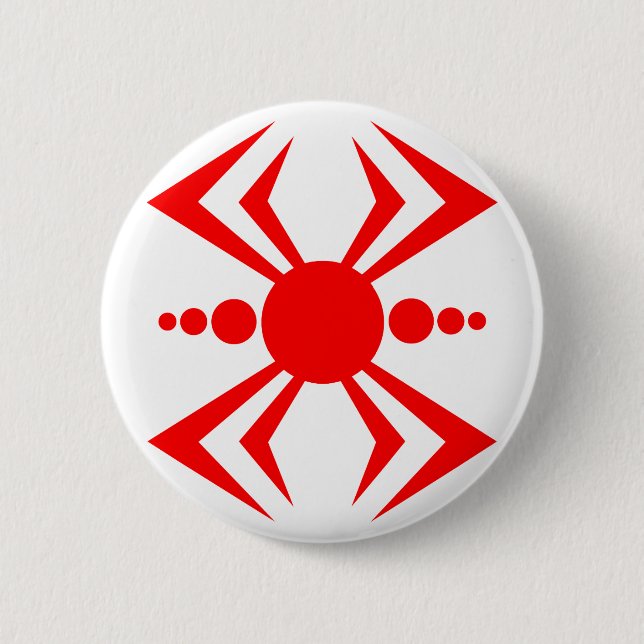 Japanische Spinne Button (Vorderseite)