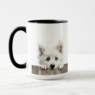 Japanische Spitz-Hunde-Tasse Tasse