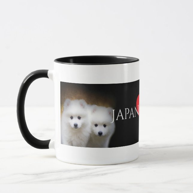 Japanische Spitz-Liebhaber Coffe Tasse (Links)