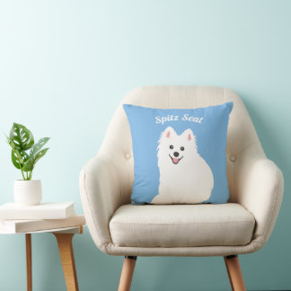 Japanische Spitz-Sitzpolster personalisierbar Kissen