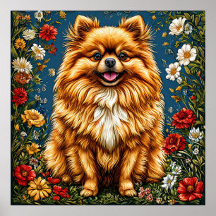 Japanische Spitzhunde Poster