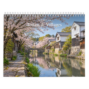 Japanische Städte und Dörfer Kalender