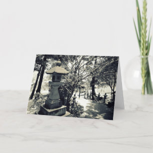 Japanische Steinsäulen Karte