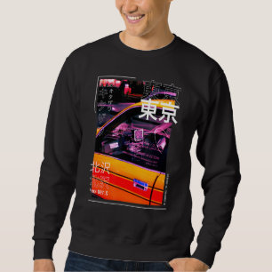 Japanische Streetwear Retro Vibes Ästhetische Toky Sweatshirt