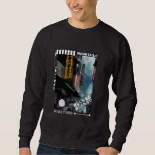 Japanische Streetwear Retro Vibes Ästhetische Toky Sweatshirt