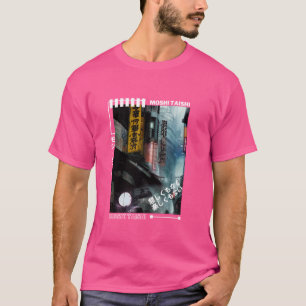 Japanische Streetwear Retro Vibes Ästhetische Toky T-Shirt