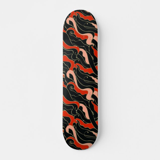 japanische Style Illustration Skateboard (Vorne)