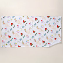 Japanische Summer Vibes Beach Shaved Ice Feuerwerk