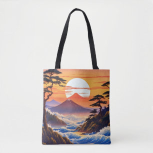 Japanische Sunrise Sunset Landschaft