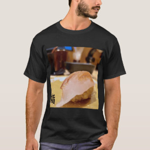 Japanische Sushi Aburi Nigiri Gold Platte Fotograf T-Shirt