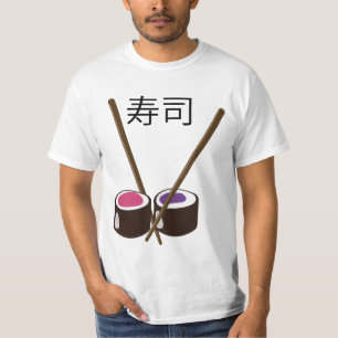 Japanische Sushi-Essstäbchen T-Shirt